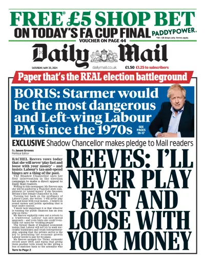 Read full digital edition of Daily Mail newspaper from UK