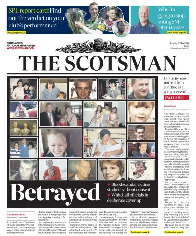 Read full digital edition of The Scotsman newspaper from UK